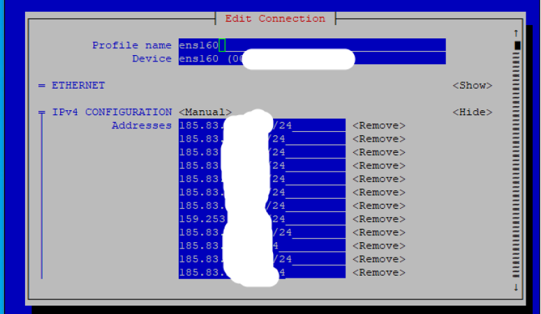 centos 7 ip adresi değiştirme